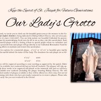 Our Lady's Grotto Kick-Off Weekend